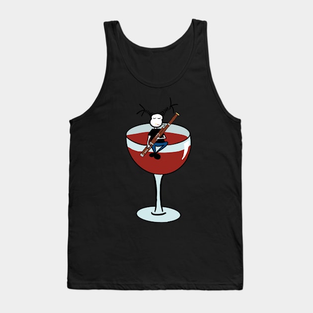 Bassoon wine life Tank Top by Guastevi